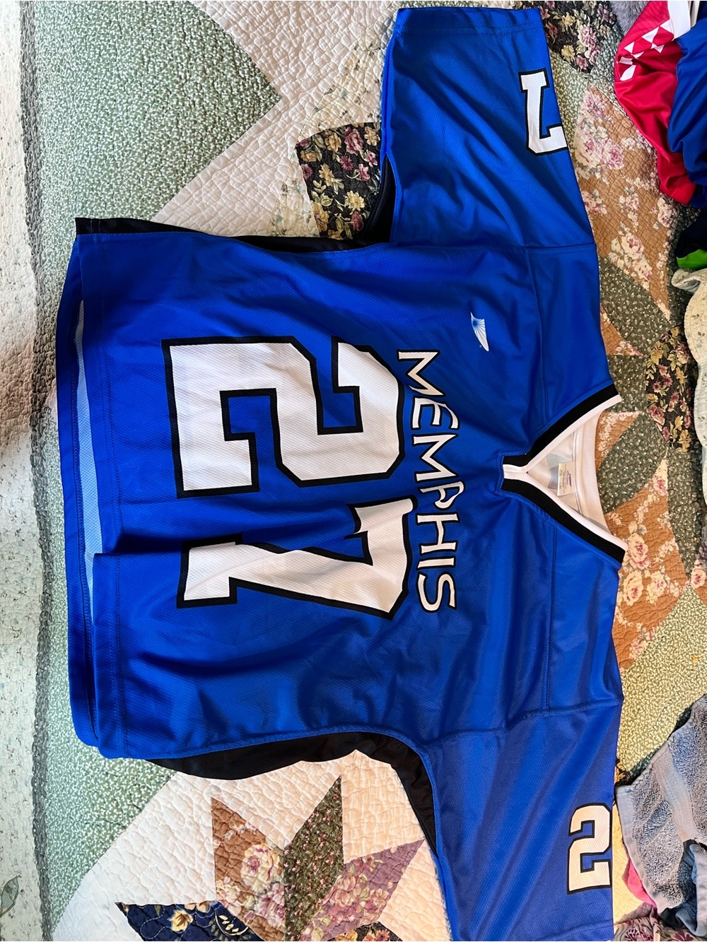 Memphis Blue #21 Hockey Jersey